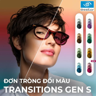   Tròng kính đổi màu Essilor Transitions Signature Gen 8