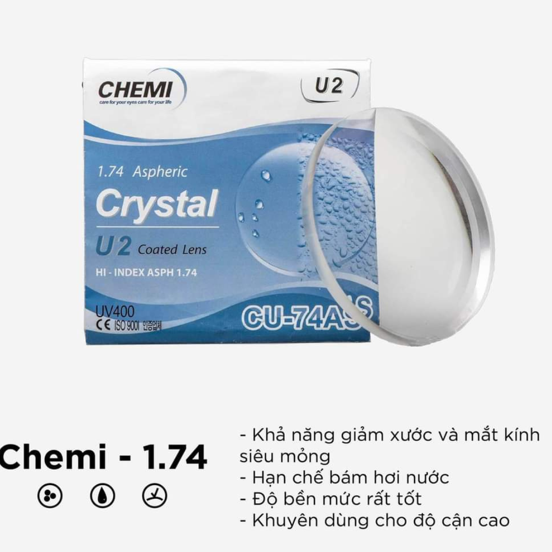 Mắt kính chemi 1.74u2